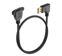 JSADZKJ Cavo da pannello DisplayPort a Displayport a 90 gradi ad angolo retto Displayport 1.4 Cavo di prolunga 4K a 60 Hz DP maschio a femmina per laptop, PC, TV, monitor da gioco, 4 m