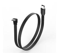 JSADZKJ Cavo USB tipo C piatto per Carplay,cavo OTG USB-C maschio-maschio a 90 gradi,cavo dati Android Auto tipo C extra flessibile per auto-1,64piedi (Su/Giù a Maschio)