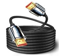JSAUX 8K HDMI Kabel 4M, HDMI 2.1 Kabel Ultra High Speed 48Gbps, (8K@60Hz 4K@120Hz 144Hz) HDMI Kabel, eARC HDR10 HDCP 2.2 & 2.3 3D, compatibile con PS5 / PS4 / X-Box/UHDTV/Lettore/Blu-ray/Monitor