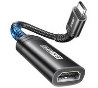 JSAUX Adattatore da USB C a HDMI, 8K USB Type C a HDMI femmina [per Thunderbolt 3] compatibile con iPhone 15 Pro, MacBook Pro/Air, Surface, Samsung Galaxy S21 S20 Ultra S10 S9 S8, Dell XPS 15
