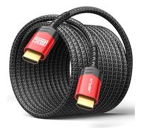 JSAUX Cavo HDMI 30 metri, cavo lungo in fibra ottica HDMI 2.1 8k ad alta velocità 48Gbps 8K@60Hz, 4K@120Hz, UHD HDR 10+, eARC, Dolby Vision, 3D, VRR, compatibile con PS4, PS5, 8K Gaming, TV, lettore