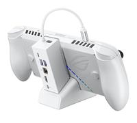 JSAUX Docking Station per ROG Xbox Ally X (2025)/ROG Ally X/ROG Ally X/Steam Deck/Legion Go, Dock 6 in 1 con HDMI 4K@120Hz, Ethernet Gigabit, USB-A e USB-C 3.2 Gen 1, ricarica 100W - HB0609 bianco