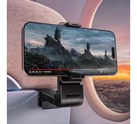 JSAUX Supporto per Telefono da Aereo, Supporto per Telefono da Aereo con Rotazione a 360 Gradi, Supporto per Telefono da Viaggio Mani Libere, Accessori Essenziali per Viaggiare in Aereo