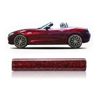 JSCARLIFE Rotolo di vinile adesivo forgiato per auto, autoadesivo, senza bolle, pellicola protettiva per interni dell'auto, per lo styling dell'auto (rosso, 152 x 50 cm)