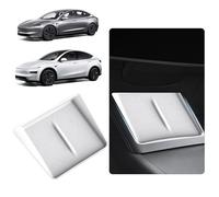 JSCARLIFE Tappetino in silicone per console centrale T&esla Model 3 2024-2025 e Model Y 2025-2026, design antiscivolo con vassoio protettivo, protezione antigraffio per ricarica wireless, accessori
