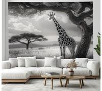 JSCWDET Arazzo Da Parete Fotografia Naturalistica Tapestry Wall Hanging Con Modello Di Giraffa Maestosa,Utilizzato In Camera Da Letto,Soggiorno,Copriletto,Decorazione Murale,100 X 75 Cm