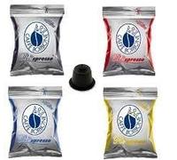 JSD 200 Capsule Caffe BORBONE RESPRESSO Miscela Blu COMPATIBILI NESPRESSO + 100 BUSTINE di Zucchero caffè BORBONE in Omaggio