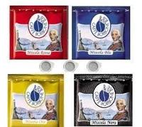 JSD 600 CIALDE in Carta COMPOSTABILE Caffe BORBONE ESE 44MM CIALDA Miscela BORBONE Blu + 100 BUSTINE di Zucchero caffè BORBONE in Omaggio