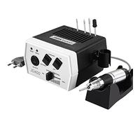 JSDA® JD 400 - Fresa elettrica per unghie, professionale, 30000 giri/min, set di lima per manicure e pedicure, con 4 testine, chiodi in acrilico, 4 punte, rimuovi calli e Privat & Studio