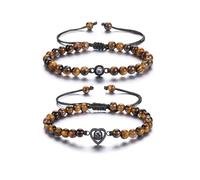 JSDDE Braccialetto per partner personalizzato con foto 100 lingue "I love you", braccialetto di proiezione, coppia, braccialetto con foto, regalo personalizzato, Eine Grösse, Gemma, Nessuna pietra