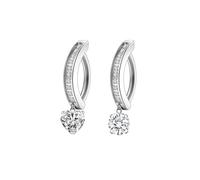 JSDDE Piercing per ombelico in rame, 14 g, con zircone cubico, curvo, per il corpo, Rame