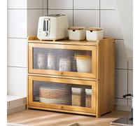 JSDMBD Armadietto da Cucina, Armadietto Dispensa, Armadi Indipendenti, Credenza con Ante Scaffale da Cucina Scaffale per Spezie, Pentole e Padelle Armadio per Cucina, Soggiorno e Sala da Pranzo