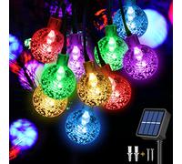 Jsdoin Catena Luminosa Esterno Solare, 10M 50 LED Impermeabile Luci Stringa Solare per Casa, Giardino, Feste, Natale,Balcone(Colorato)