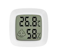 Jsdoin Mini Digitale Igrometro Termometro, Termoigrometro da Interno Monitor di Temperatura e umidità per Casa, Ufficio, Serra del Termometro Ambiente(1 pezzi)