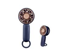 Jsdoin Mini ventilatore portatile, potente ventilatore desktop con fibbia, ventilatore USB leggero, adatto a donne alla moda, uomini, interni ed esterni (Blue)