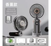 Jsdoin Ventilatore portatile, mini ventilatore portatile con display a LED, impostazioni a 5 velocità e ventole appese al collo ricaricabili per ufficio a casa da viaggio all'aperto estivo (Nero)