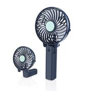 Jsdoin Ventilatore portatile, Ventilatore portatile ricaricabile tramite USB con mini ventilatore da tavolo pieghevole a 3 velocità Ventole silenziose per raffreddamento da tavolo per interni