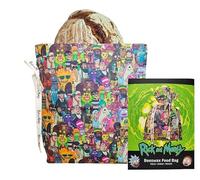 Jsem Zero Waste s.r.o. Rick&Morty Bee Bag - Parasite Original Design - Perfetto per bread, pranzo, vegetabile, frutta - Suitable to Freezer - First Made in The World - Handmade in Czech Republic,