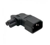 Jser Adattatore IEC 90°, con 3 poli, maschio C14 a Micky C5 ad angolo retto