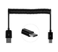 JSER Cavo dati estensibile USB-C 3.1 maschio a USB 2.0 A maschio standard 480 Mbps nero 100 cm compatibile per telefono