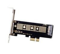 JSER Scheda adattatore da NVME a PCI-E 4.0 a basso profilo PCI-E 3.0 x1 Lane a M.2 NGFF M-Key SSD Nvme AHCI PCI Express