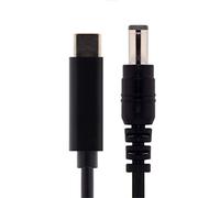 JSER Type C USB-C Input to Rectangle 5.5x2.1mm Power PD Charge Cable for Laptop Notebook