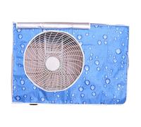 JSFYJZYZ Copri Condizionatore da Esterno, Copertura Condizionatore Dell'unità AC, Impermeabile/antipolvere, Tessuto Oxford(Blue,84x57x32cm/33x22x12in)