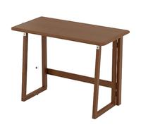 JSFYJZYZ Tavolo da Pranzo Pieghevole per Piccoli Spazi, Tavolino Cucina Pieghevole in Legno Massellosi Adatta Sotto Il Letto/divano(Brown,100x55x75cm/39x21x29in)
