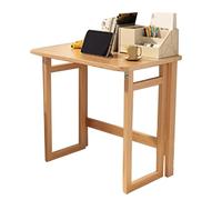 JSFYJZYZ Tavolo da Pranzo Pieghevole per Piccoli Spazi, Tavolino Cucina Pieghevole in Legno Massellosi Adatta Sotto Il Letto/divano(Yellow,100x55x75cm/39x21x29in)