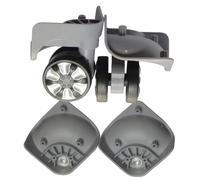 JSGHGDF 1 Paia A78 Valigia Bagaglio 360 Gradi Ruote Accessori di Riparazione Carrello Parti Ruota per Donne Uomini, Grigio chiaro