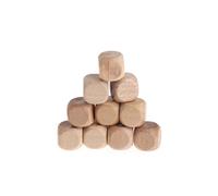 JSGHGDF 10 pz/set 10/12/14/16/18mm Rotondo di Legno Dadi Set Classico Gioco di Rotolamento Legno Legno Fatto a Mano Dadi Set