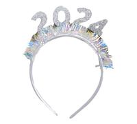 JSGHGDF 2024 Cerchietto per capelli da donna per Capodanno Festival di musica Fotografia Fascia per capelli Lettera s per scattare foto