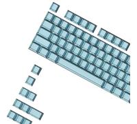 JSGHGDF 97Key PBT Shadows Fold Shining Through Keycaps per interruttori con leggende stampate laterali e ombre profilo originale piegare brillante attraverso i copritasti