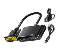 JSGHGDF Adattatore da VGA a video digitale Plug and Play con risoluzione completa 1080P per diverse piattaforme operative Adattatore VGA per proiettore
