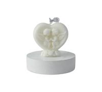 JSGHGDF Angelo a forma di cuore profumato Lastings Bruciare Aromaterapia Ornamento per la casa Decorazioni da tavolo Puntelli Foto Cere di soia Decorative