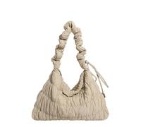 JSGHGDF Borsa a tracolla spaziosa alla moda in nylon resistente all'usura spaziosa borsa casual per lavoro attività all'aperto, cachi