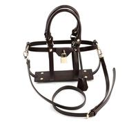 JSGHGDF Borsa cava Set Crossbody Bag Accessorio PU Encasement per borsa nero/caffè, Colore caffè., L