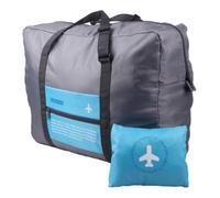 JSGHGDF Borsa da viaggio compatta e pieghevole, facile da trasportare, adatta per professionisti e attività all'aperto, Blu, M, Set Bagagli