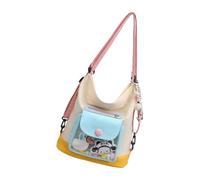 JSGHGDF Borsa multiuso trasparente con piano moderno Sostanza impermeabile Preferenze di archiviazione multiple Borsa ergonomica alla spalla Assist Moda trasparente, blu cielo