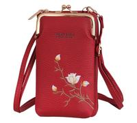 JSGHGDF Borsa verticale impermeabile del proprietario del telefono della presa sottile piano di fine del piano di pianificazione a più scomparti per l'esistenza della città borsa da donna in pelle