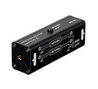 JSGHGDF Cancellazione del rumore 3.5mm Musica Circuiti di Terra Isolatore Ampia Compatibilità Durata Costruzione In Metallo Attrezzature Studio Professionale Isolatore