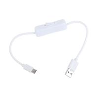 JSGHGDF Cavo USB con interruttore di tipo C USB2.0 cavo adattatore 5V3A tipo C a USB A caricabatterie e trasferimento dati per hub RaspberryPi 4B