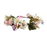 JSGHGDF Cerchietto colorato per capelli da sposa con fiori e ghirlande di fiori per ogni occasione