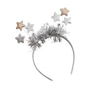 JSGHGDF Cerchietto per capelli per Capodanno, per foto, divertente, per feste, karaoke, Natale, stella di Natale