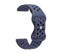 JSGHGDF Cinturino da polso in silicone di ricambio a sgancio rapido per cinturini traspiranti per orologio da 18 mm/20 mm/22 mm, AS SHOW, Silicone