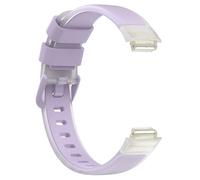 JSGHGDF Cinturino flessibile in silicone con finitura traslucida bicolore facile da installare cinturini per orologi Inspire 3, AS SHOW, Silicone