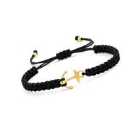JSGHGDF Ciondolo a forma di ancora con ciondolo in acciaio inossidabile e corda realizzata a mano, accessorio alla moda unisex, ideale da indossare tutti i giorni, Misura unica, come descritto