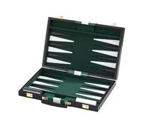 JSGHGDF Compacts - Set di tappetini da gioco in pelle PU e backgammon e scacchi, impermeabile, per spiaggia, parco e uso domestico, arrotolabili