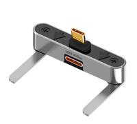 JSGHGDF Connettore Hub USB C 8K 40Gbps con ricarica rapida da 240 W e supporto pieghevole adatto per telefono, tablet, laptop, gaming e dock per dispositivi portatili