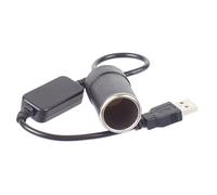 JSGHGDF Convertitore portatile di potere del veicolo di 5V a 12V per la | Struttura in plastica per potenza stabile e dispositivi digitali, adatto per vari dispositivi elettronici e più gadget